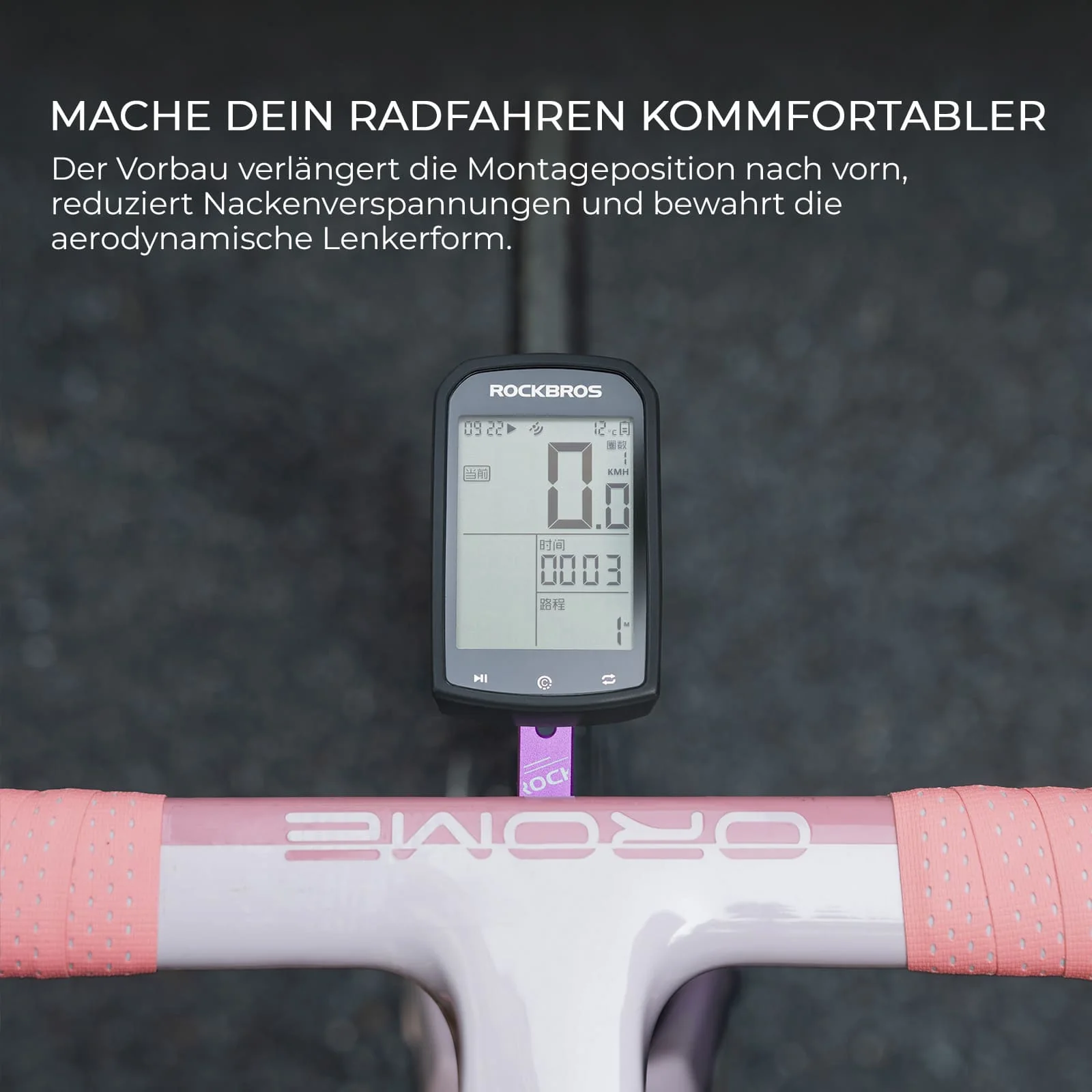Aero Fahrradcomputer Halterung mit Schnellverschlu 5c14a9c3c1c8