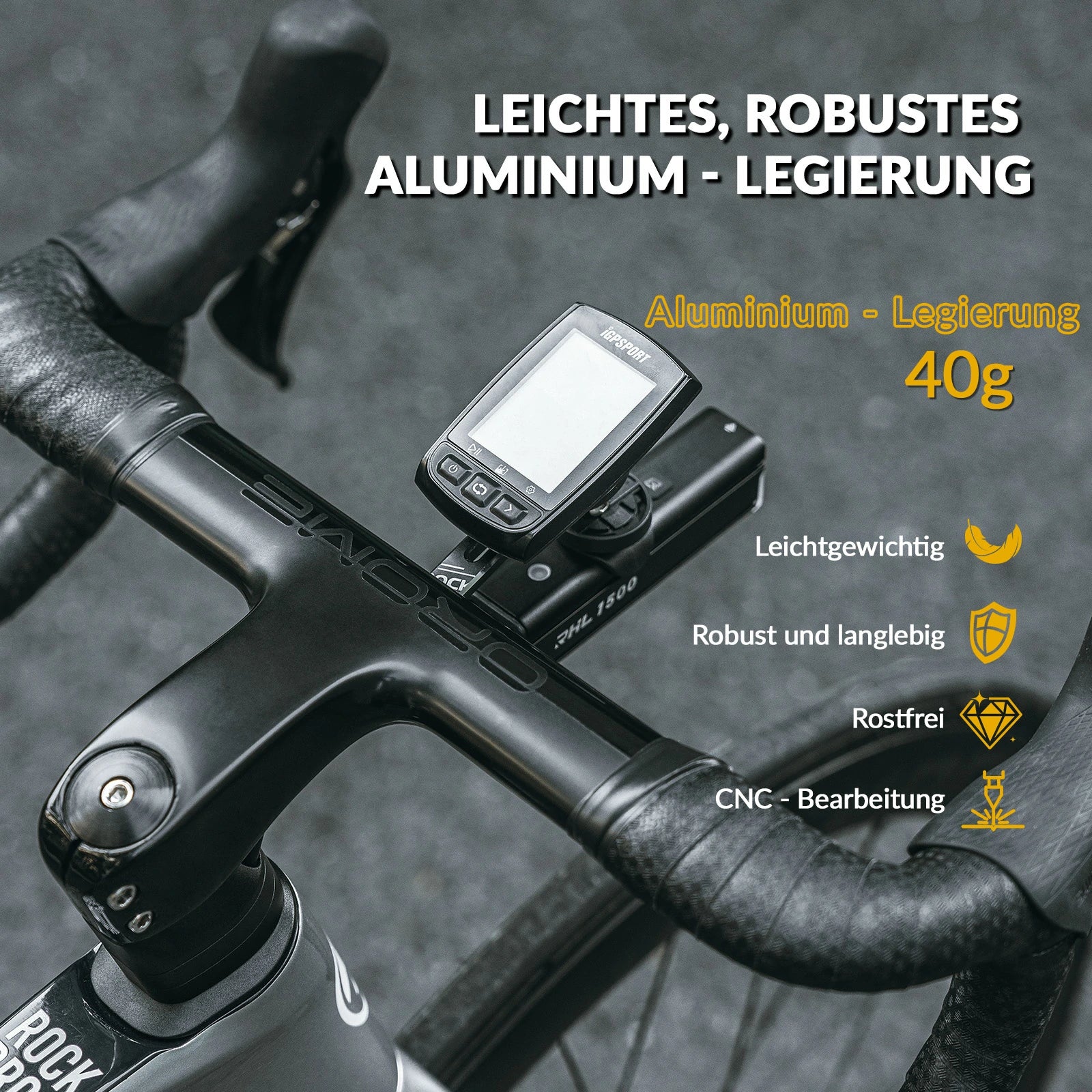 Aero Fahrradcomputer Halterung mit Schnellverschlu 690d0c6b5829