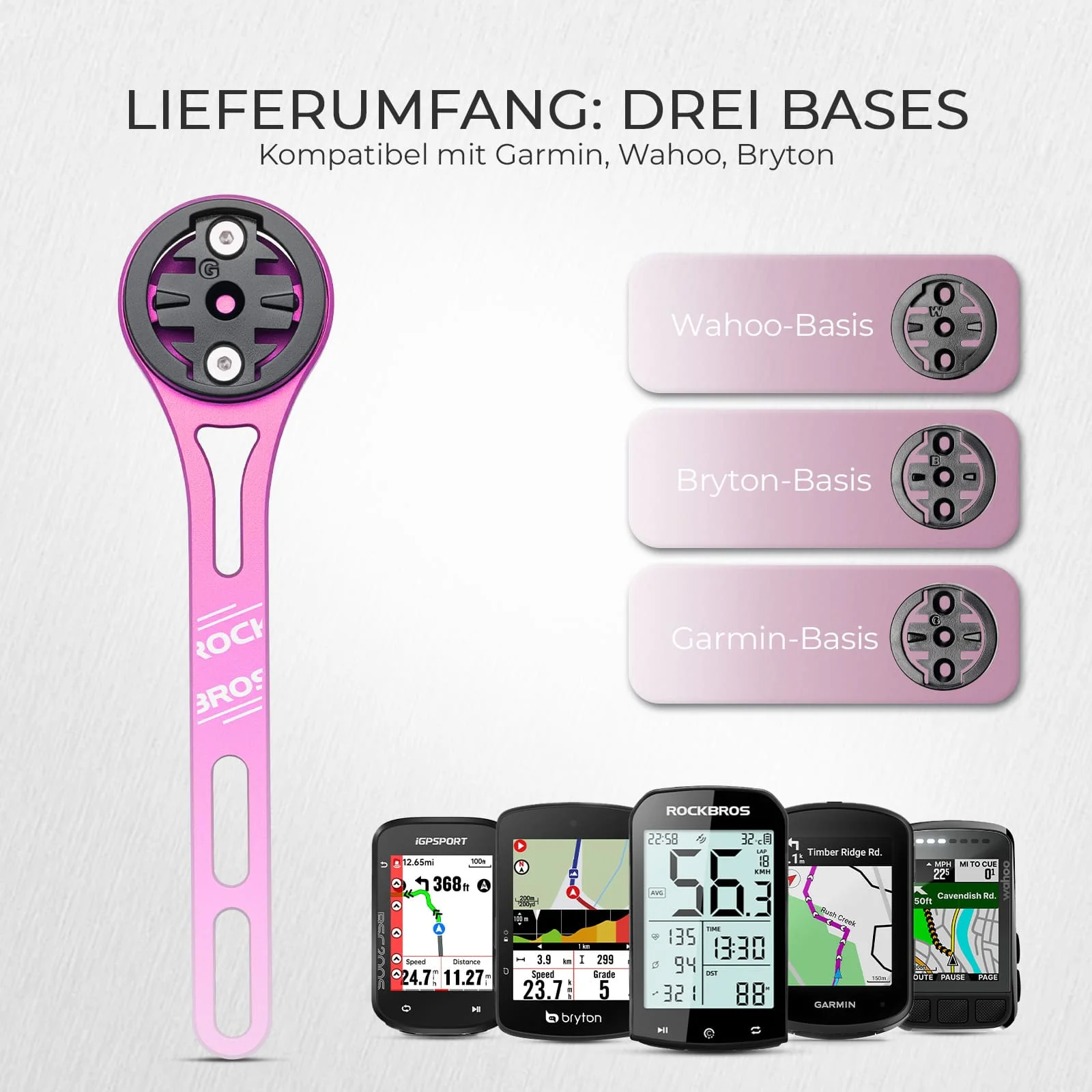 Aero Fahrradcomputer Halterung mit Schnellverschlu 916150c3766c