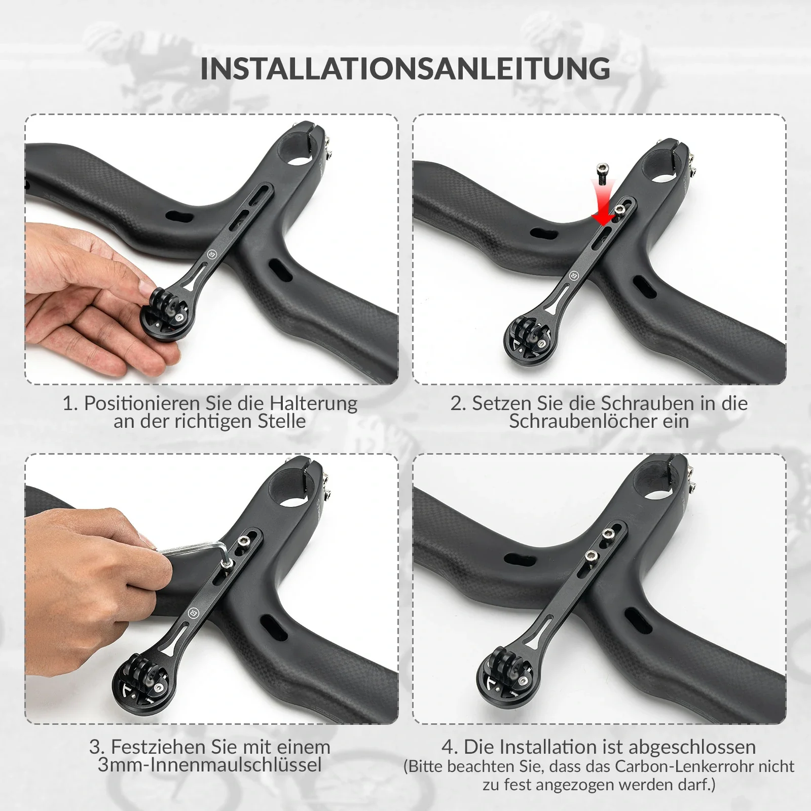 Aero Fahrradcomputer Halterung mit Schnellverschlu 99cae187edcd