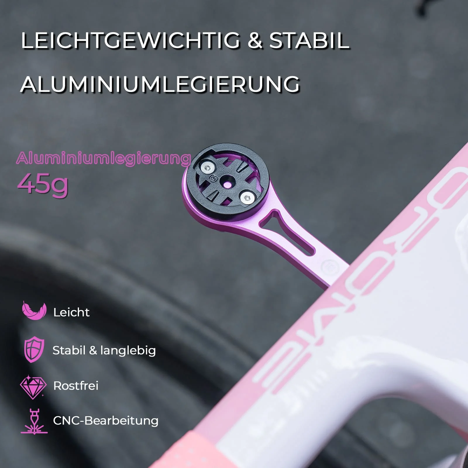 Aero Fahrradcomputer Halterung mit Schnellverschlu bd4e1bbcfc68