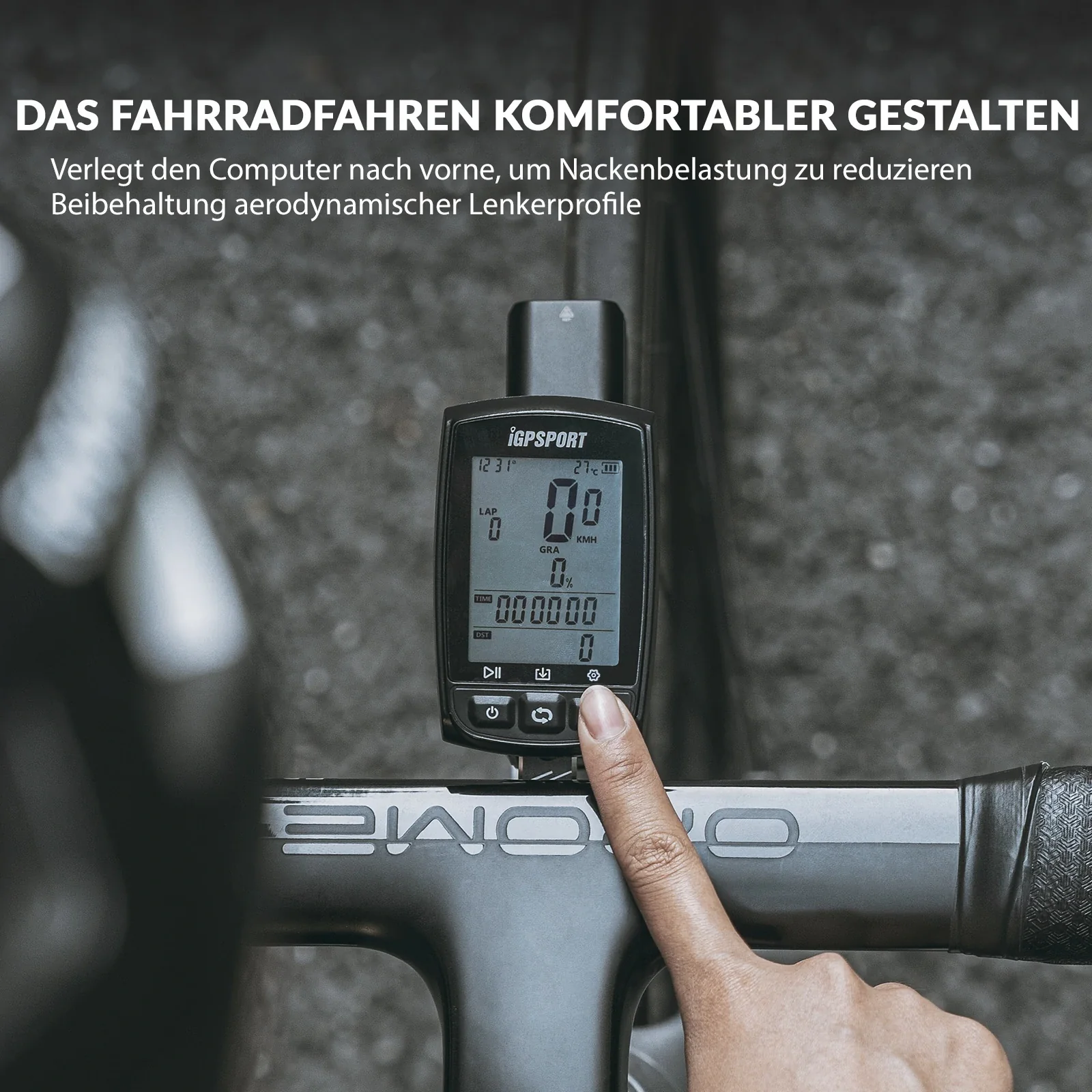 Aero Fahrradcomputer Halterung mit Schnellverschlu be826e78d34c