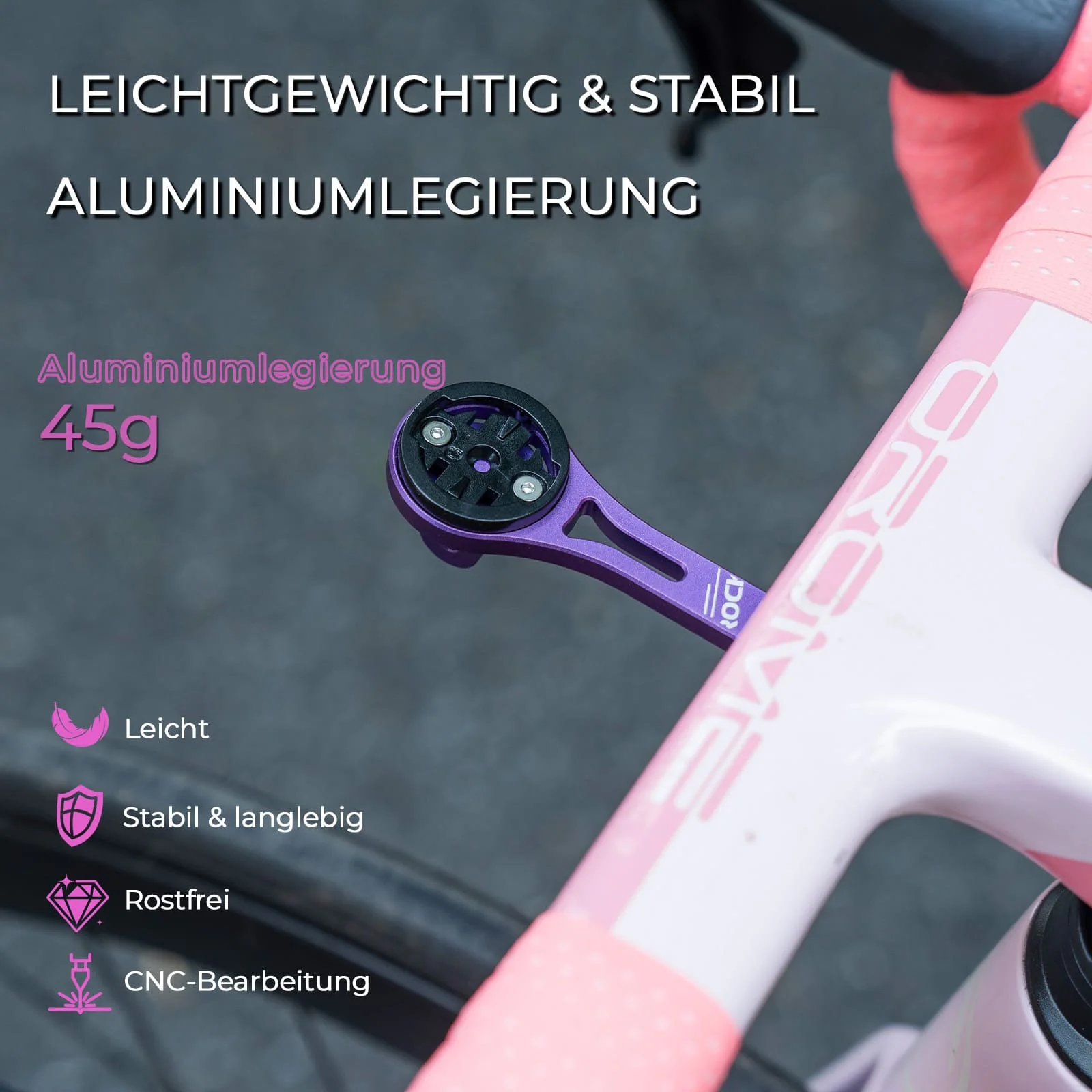 Aero Fahrradcomputer Halterung mit Schnellverschlu cbc2862999c0
