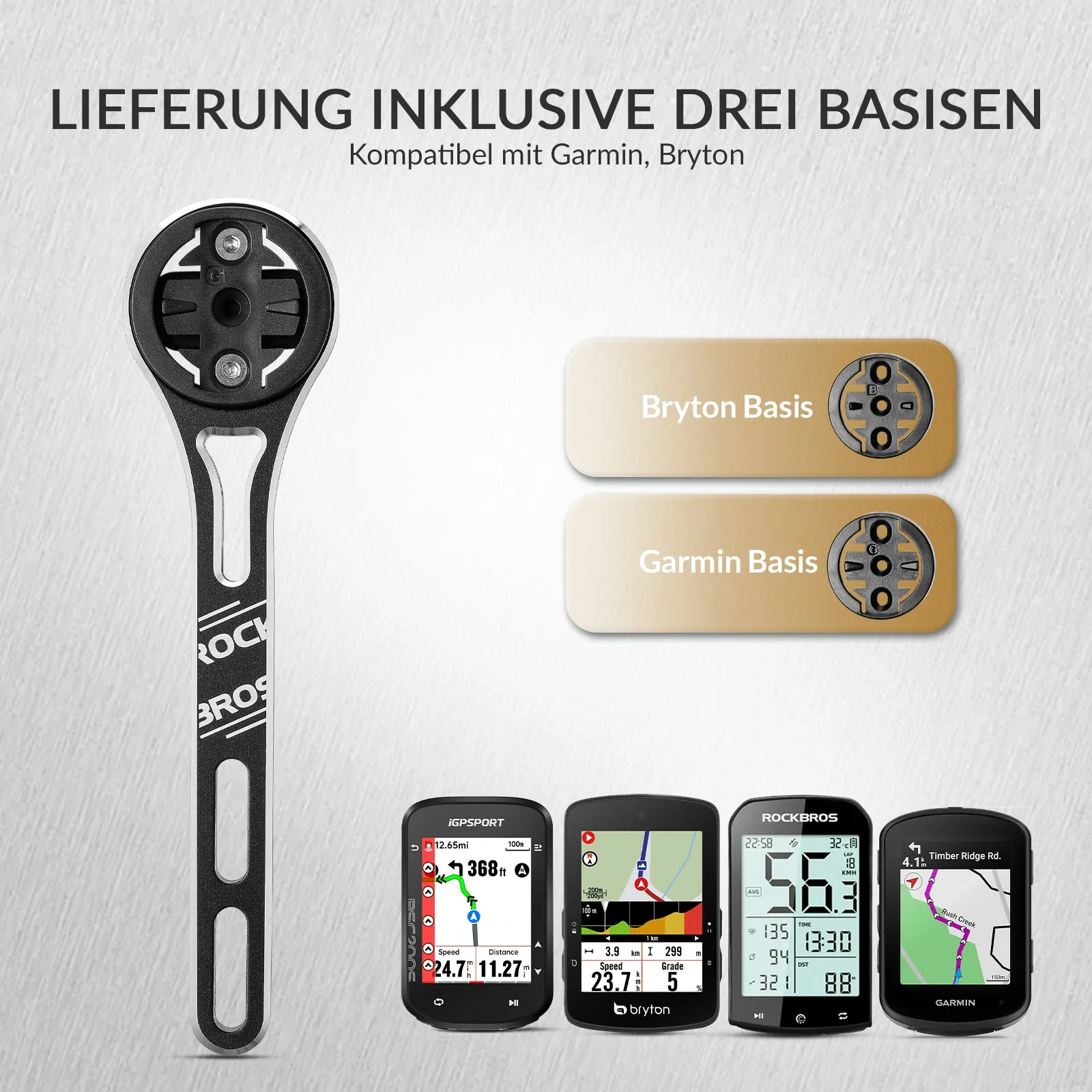 Aero Fahrradcomputer Halterung mit Schnellverschlu e205404bd95a