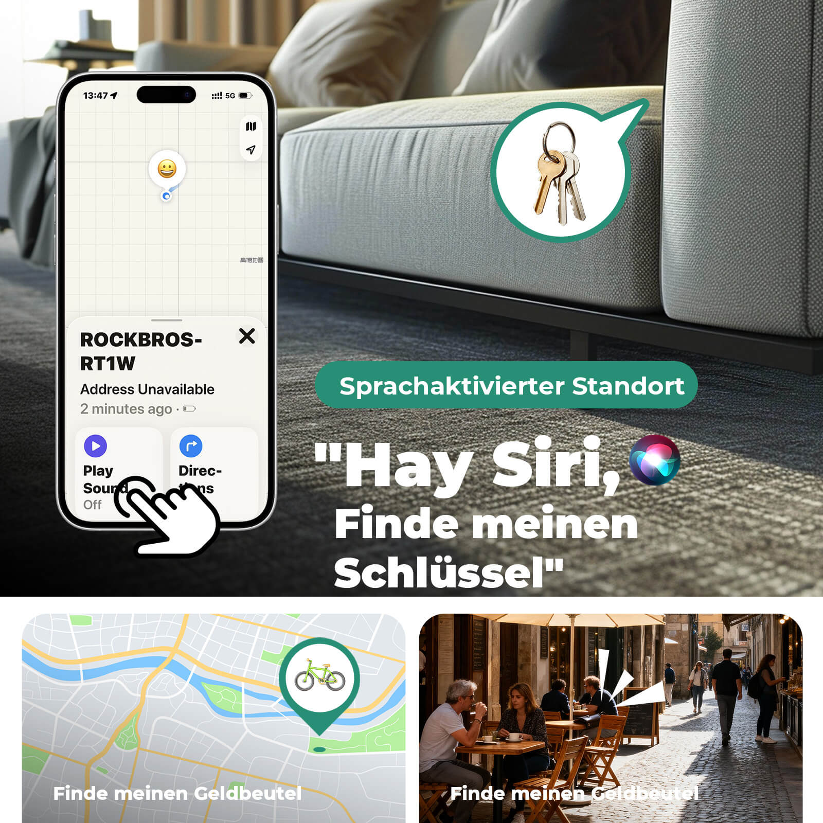 Anti Verlust Tracker Apple 365 Tage Batterie  9d822b45ec6e