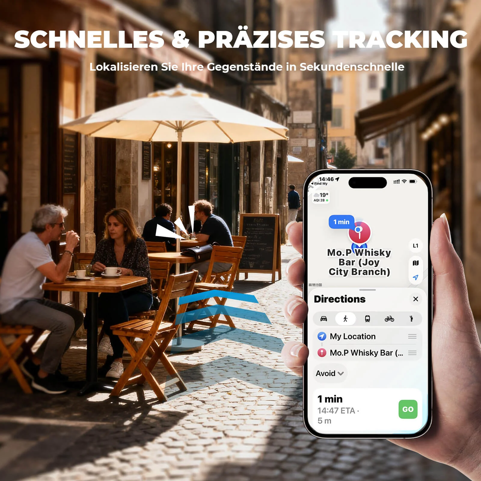 Anti Verlust Tracker Apple 365 Tage Batterie  d77aa3fae9e0