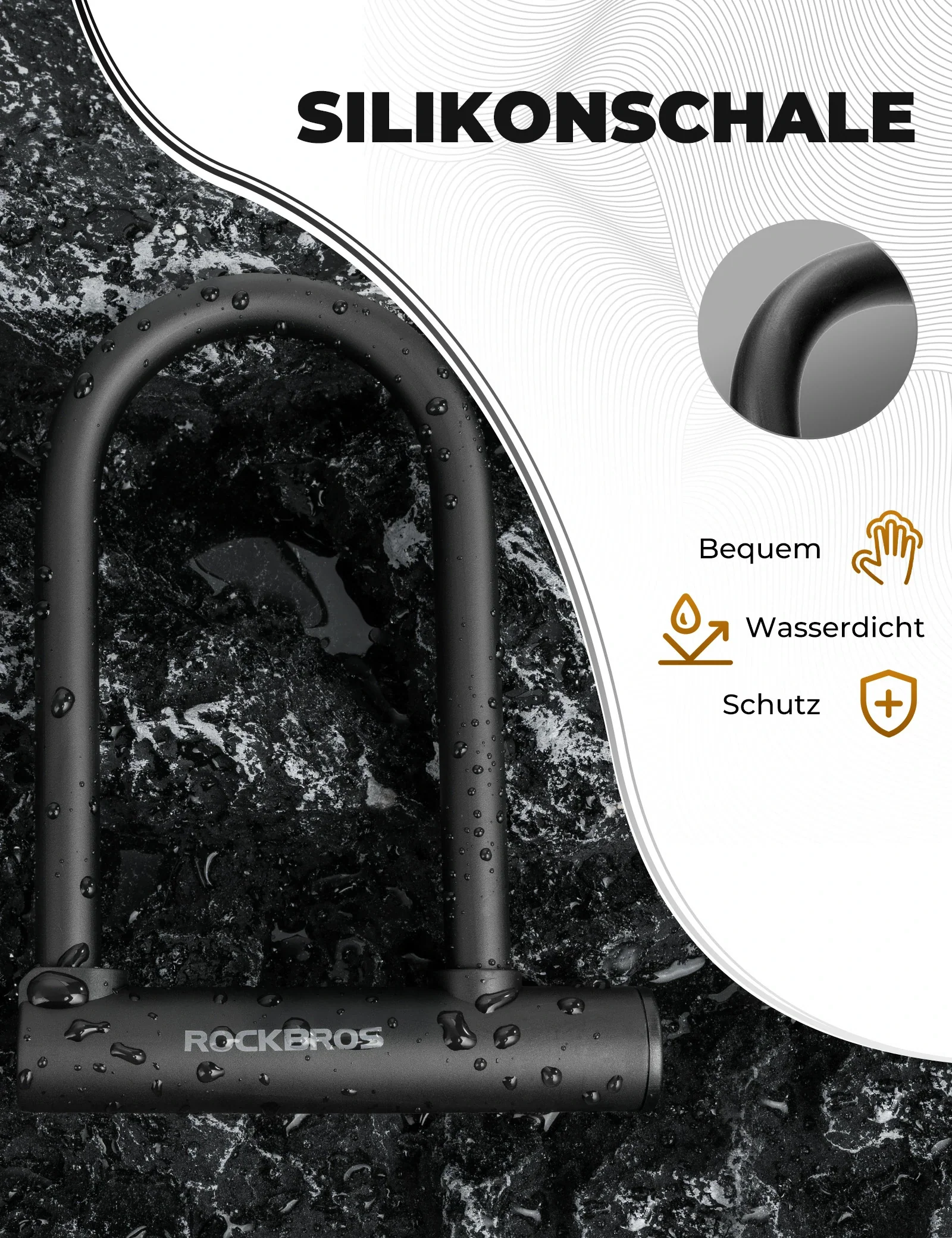 Bügelschloss Fahrradschloss Hohe Sicherheit Schlös 518d20c86a4b