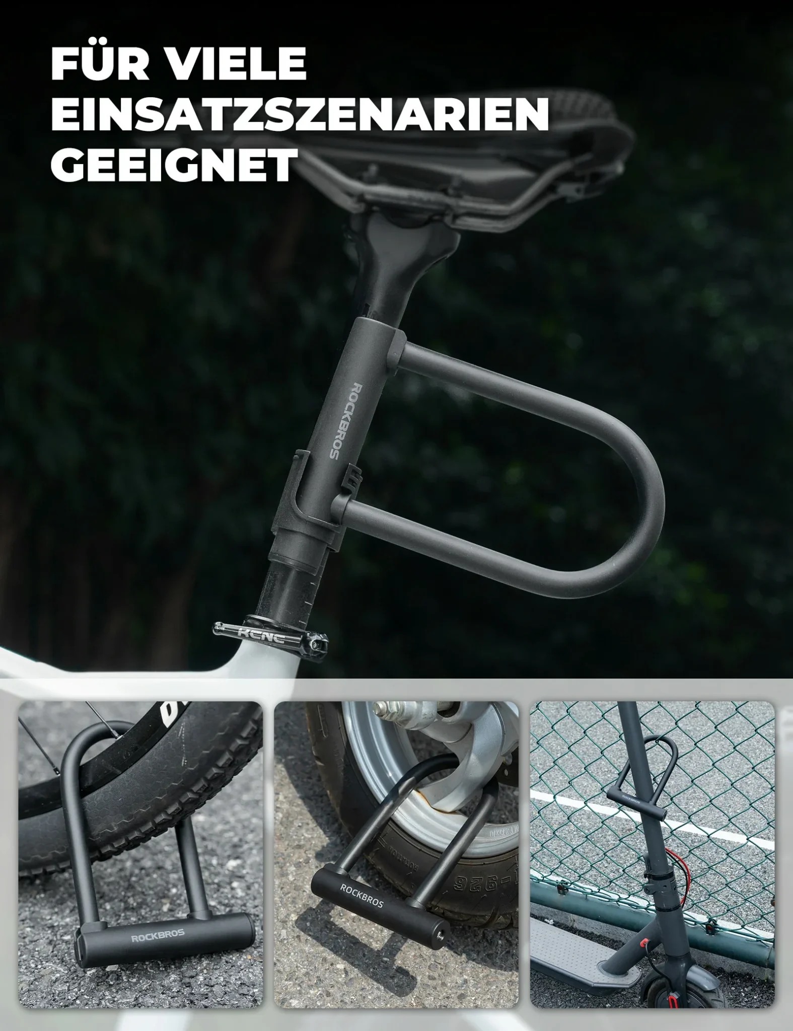 Bügelschloss Fahrradschloss Hohe Sicherheit Schlös 85614f80af2c