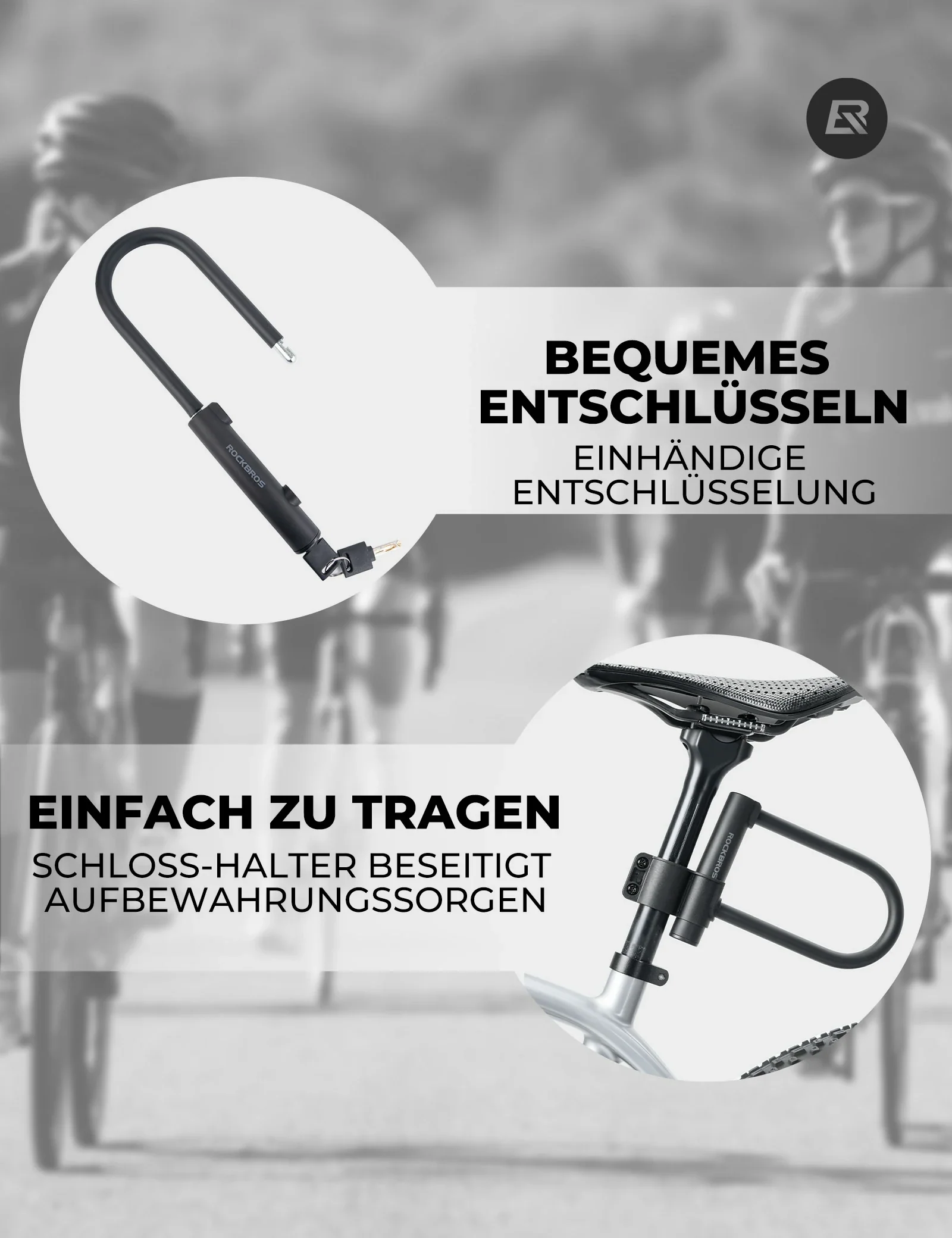 Bügelschloss Fahrradschloss Hohe Sicherheit Schlös b17b98042d27