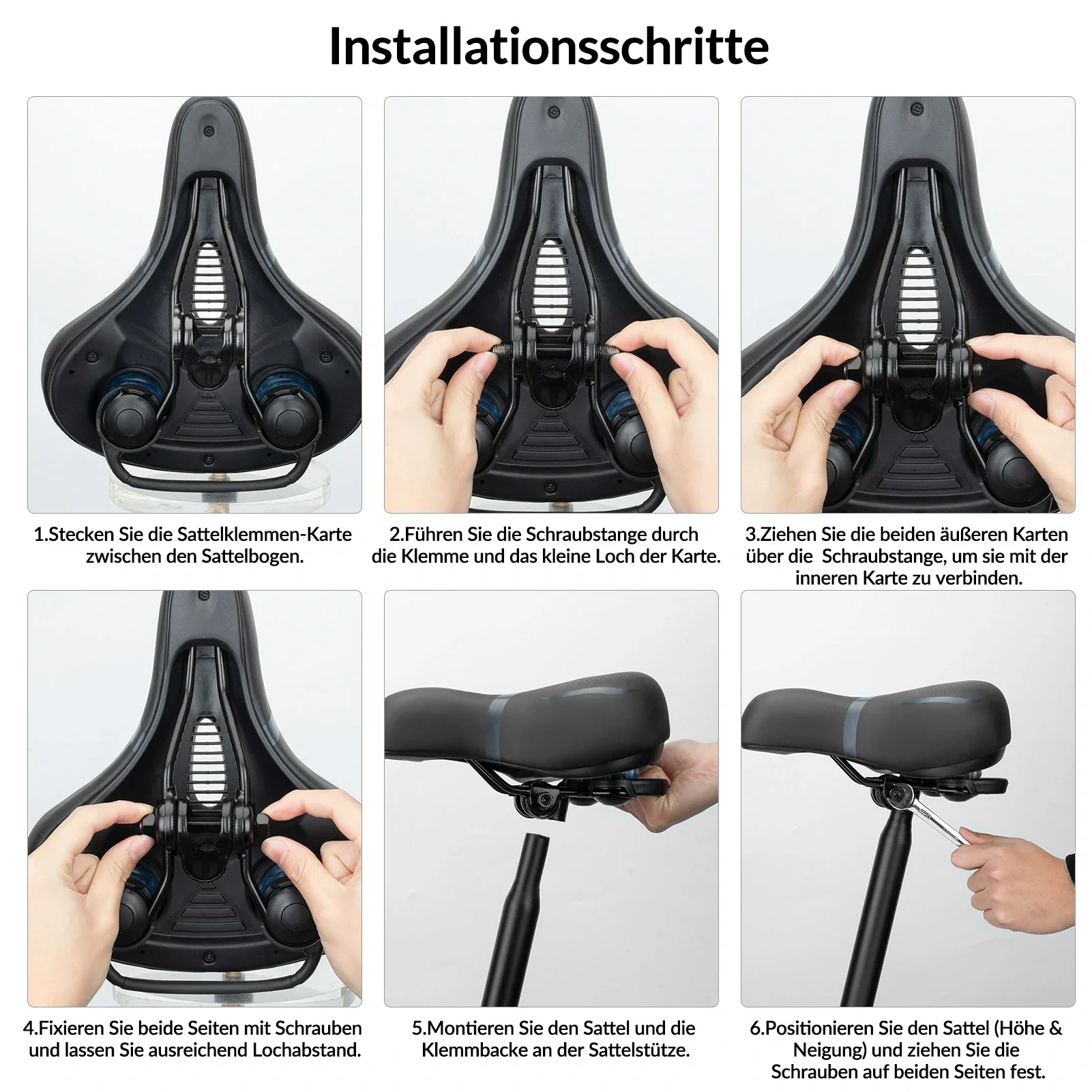 Ergonomischer Fahrradsattel Weich   Atmungsaktiv  47ed8b4e1efe