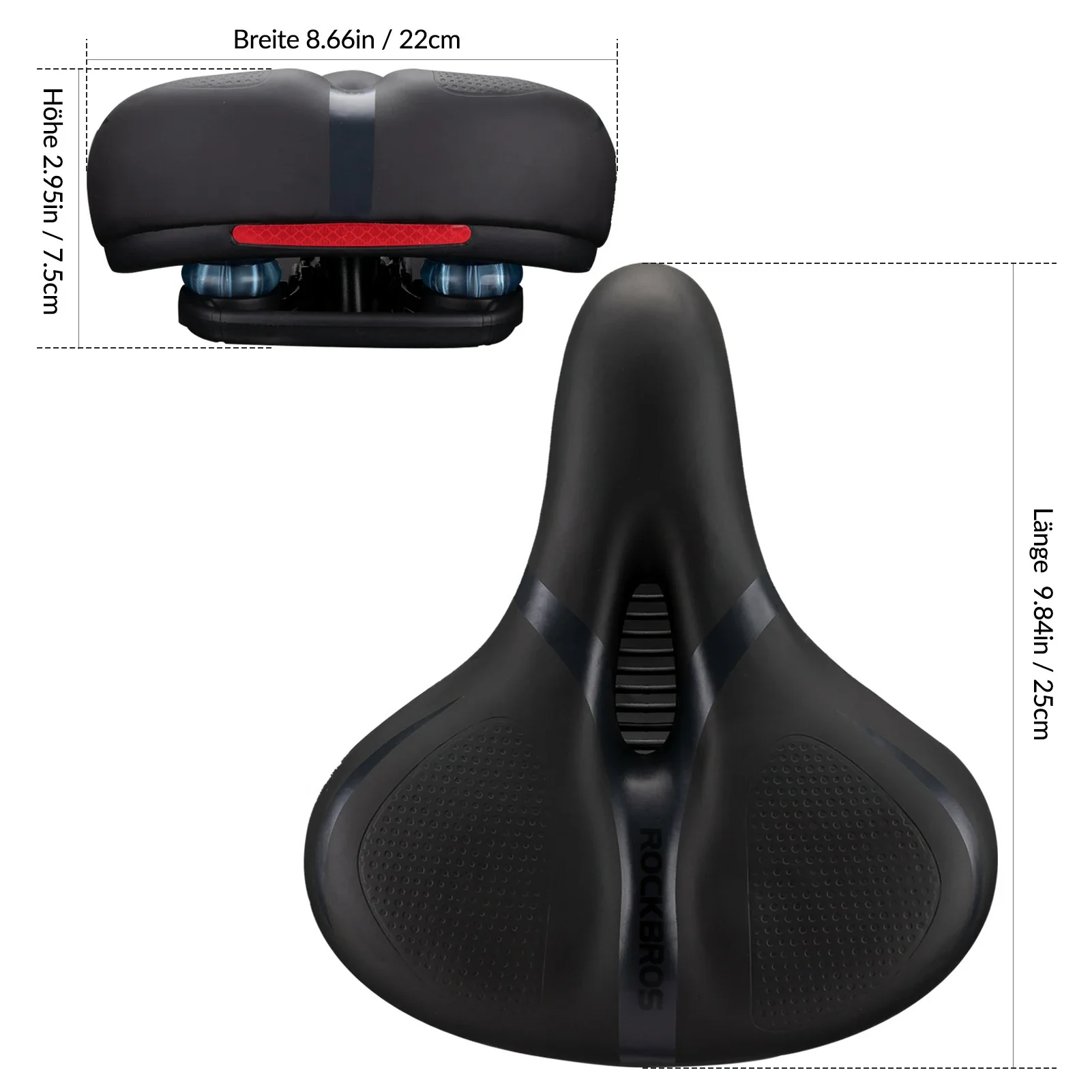 Ergonomischer Fahrradsattel Weich   Atmungsaktiv  b0c6720c3c1b