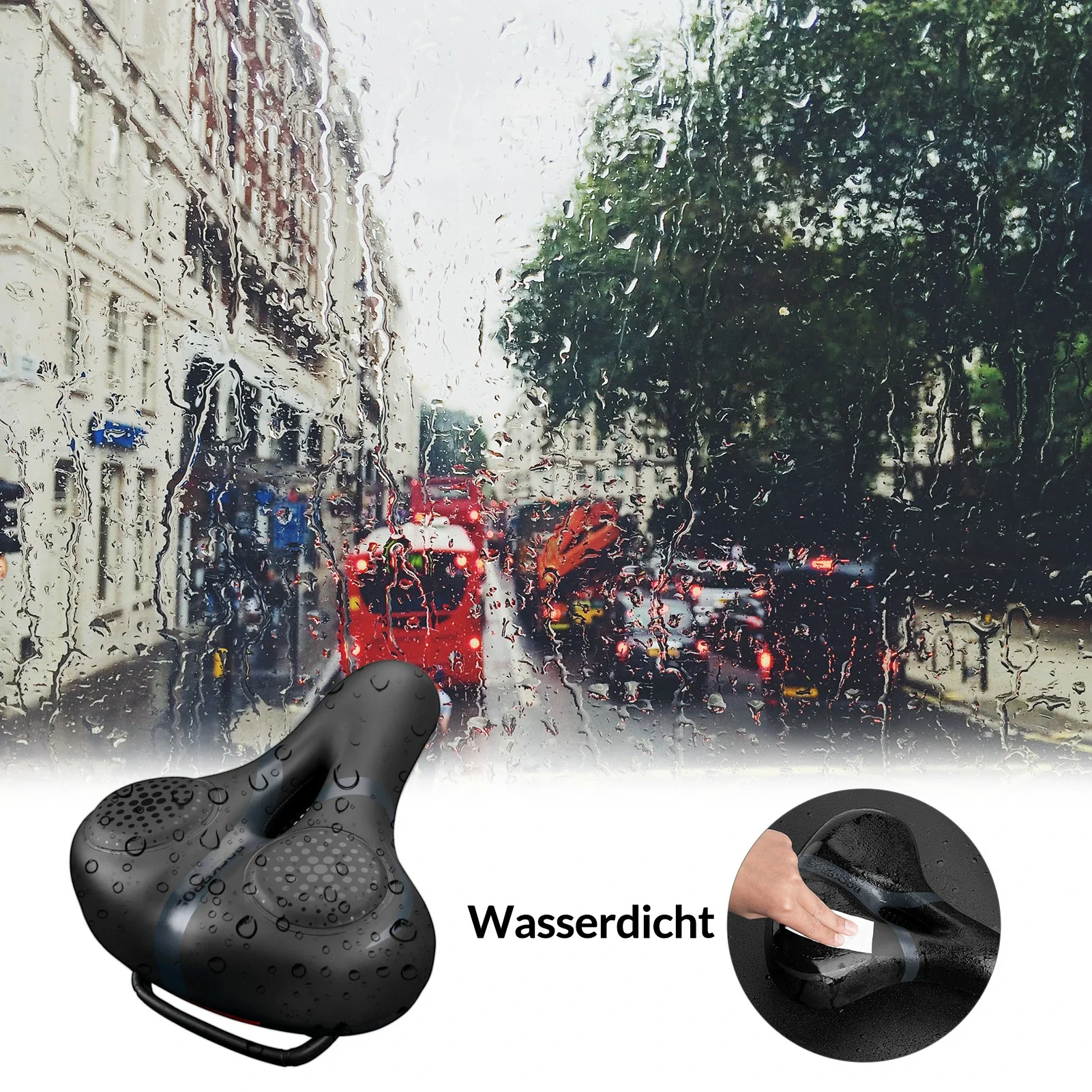 Ergonomischer Fahrradsattel Weich   Atmungsaktiv  cdd79bec9449