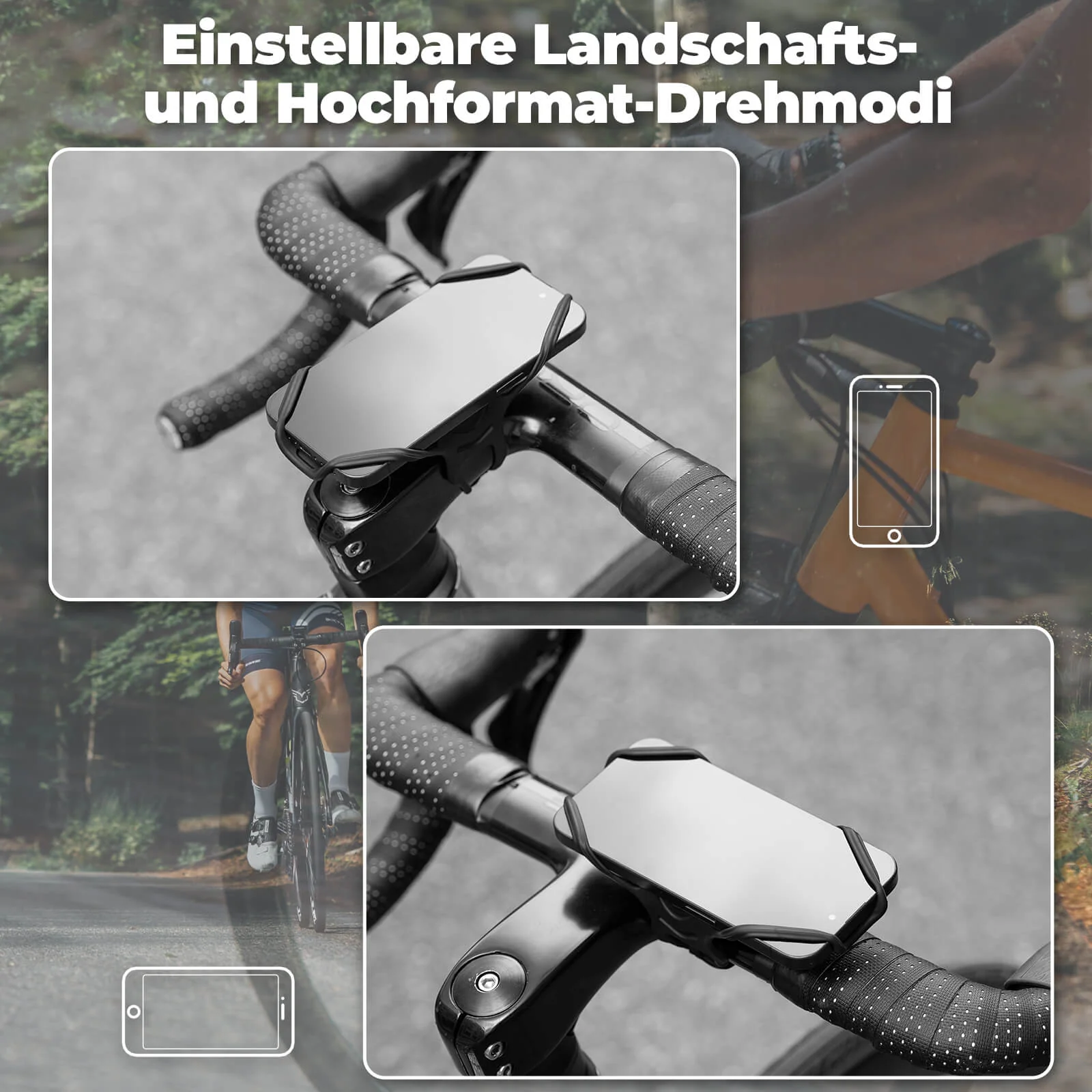 Fahrrad Handyhalterung Flexible Montage für Handy  2ec9bc16bf8c