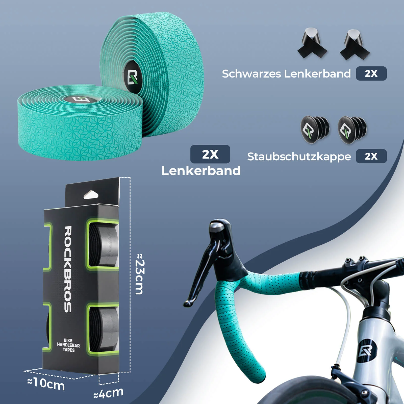 Fahrrad Lenkerband Griffband Lang 220cm für MTB Re 315a024ea5b3