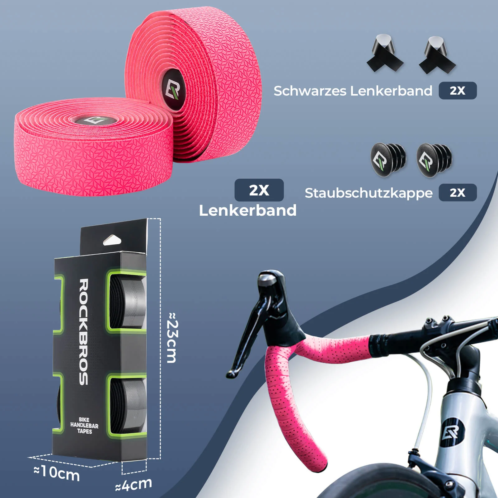 Fahrrad Lenkerband Griffband Lang 220cm für MTB Re a6b739716662