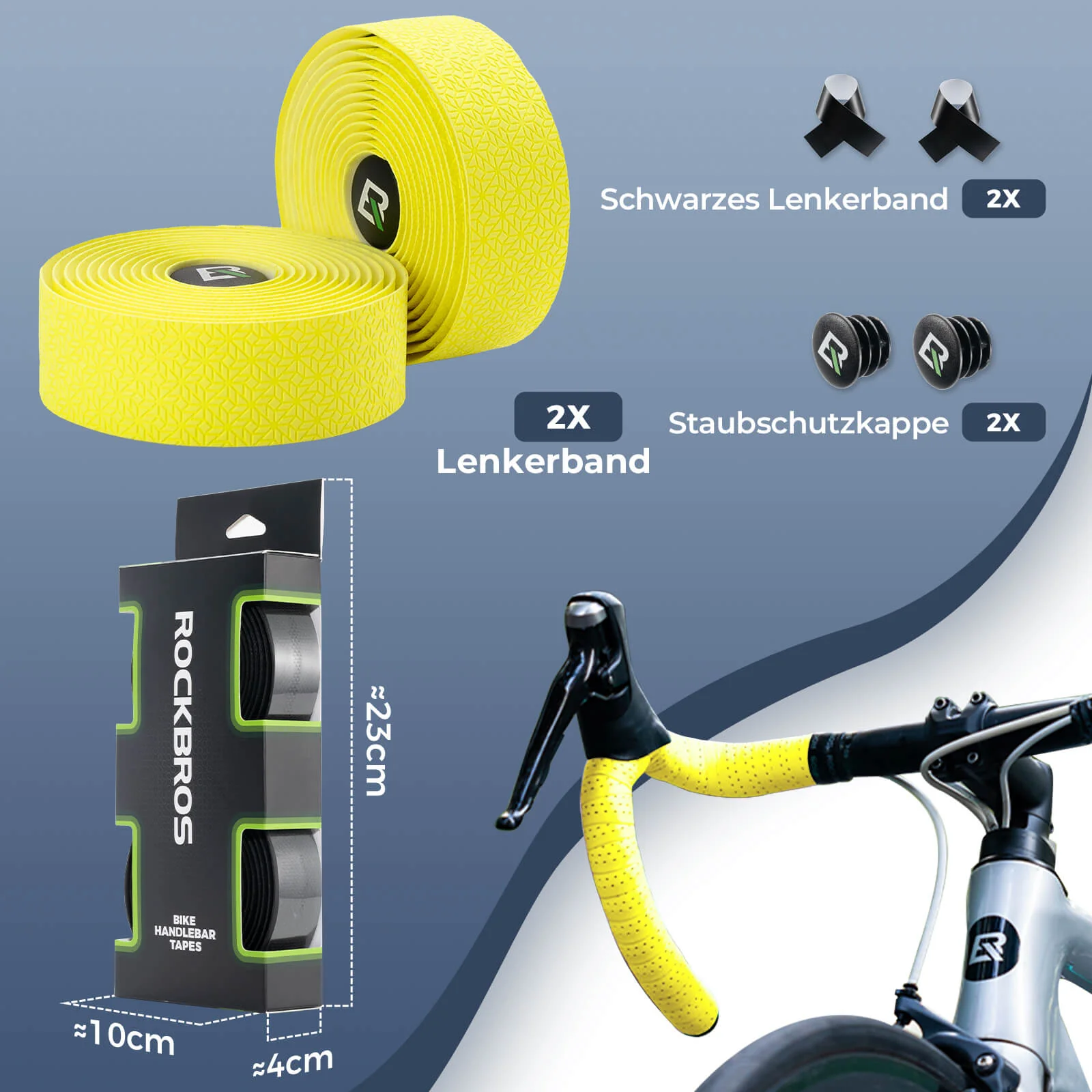 Fahrrad Lenkerband Griffband Lang 220cm für MTB Re dfa90bddff7e