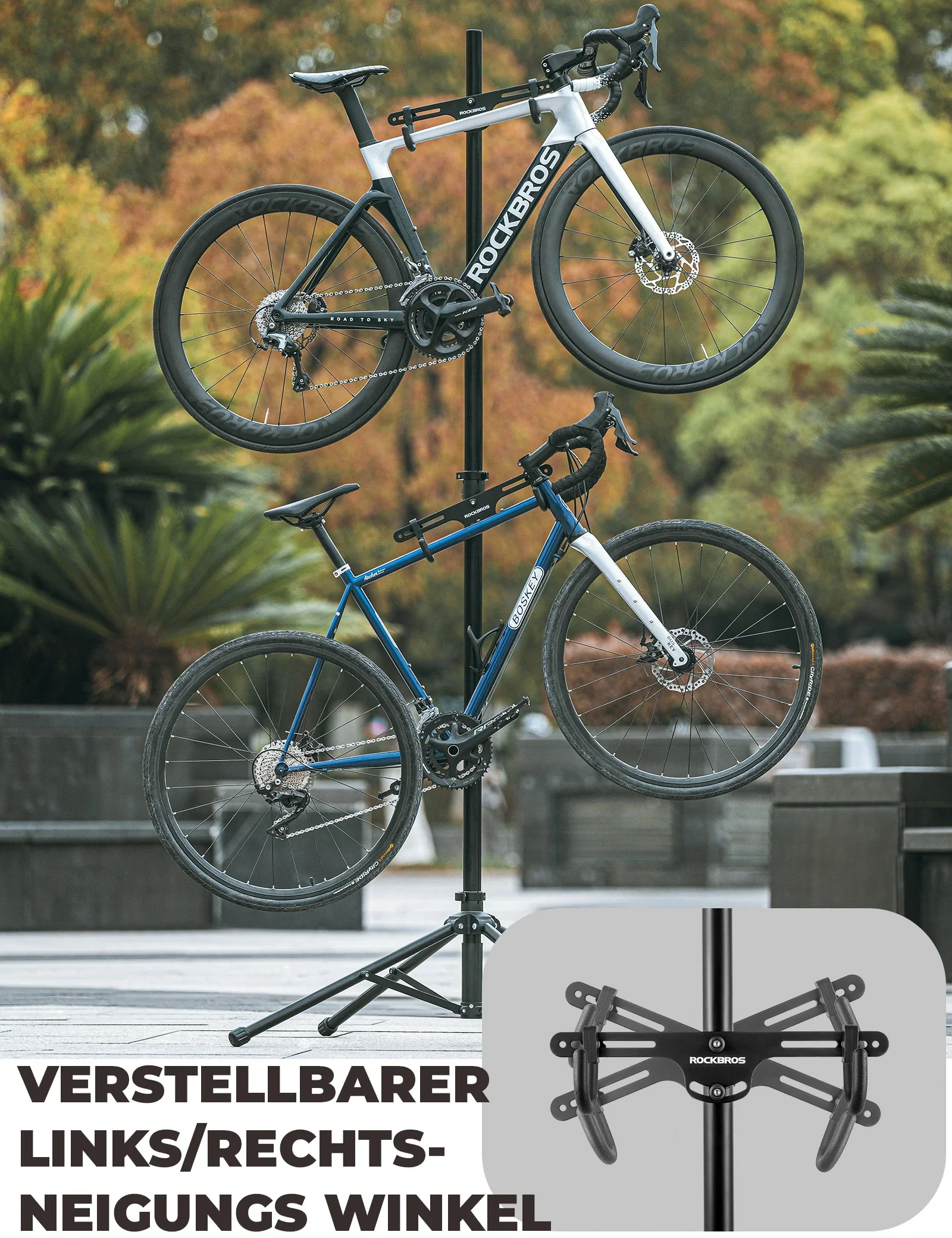 Fahrrad Ständer für 2 Fahrräder  3ef212b67222
