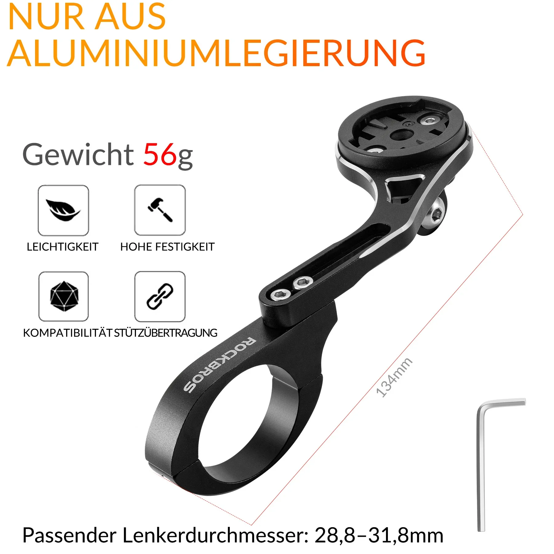 Fahrradcomputer Halterung für 31 8 mm Lenker  Garm 8a70d4d5f939