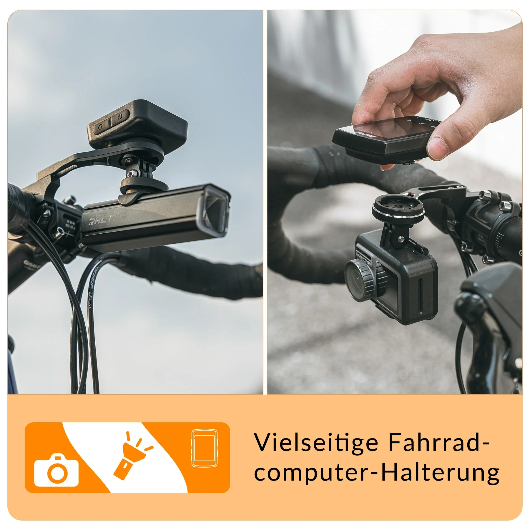 Fahrradcomputer Halterung für 31 8 mm Lenker  Garm c9565615c279