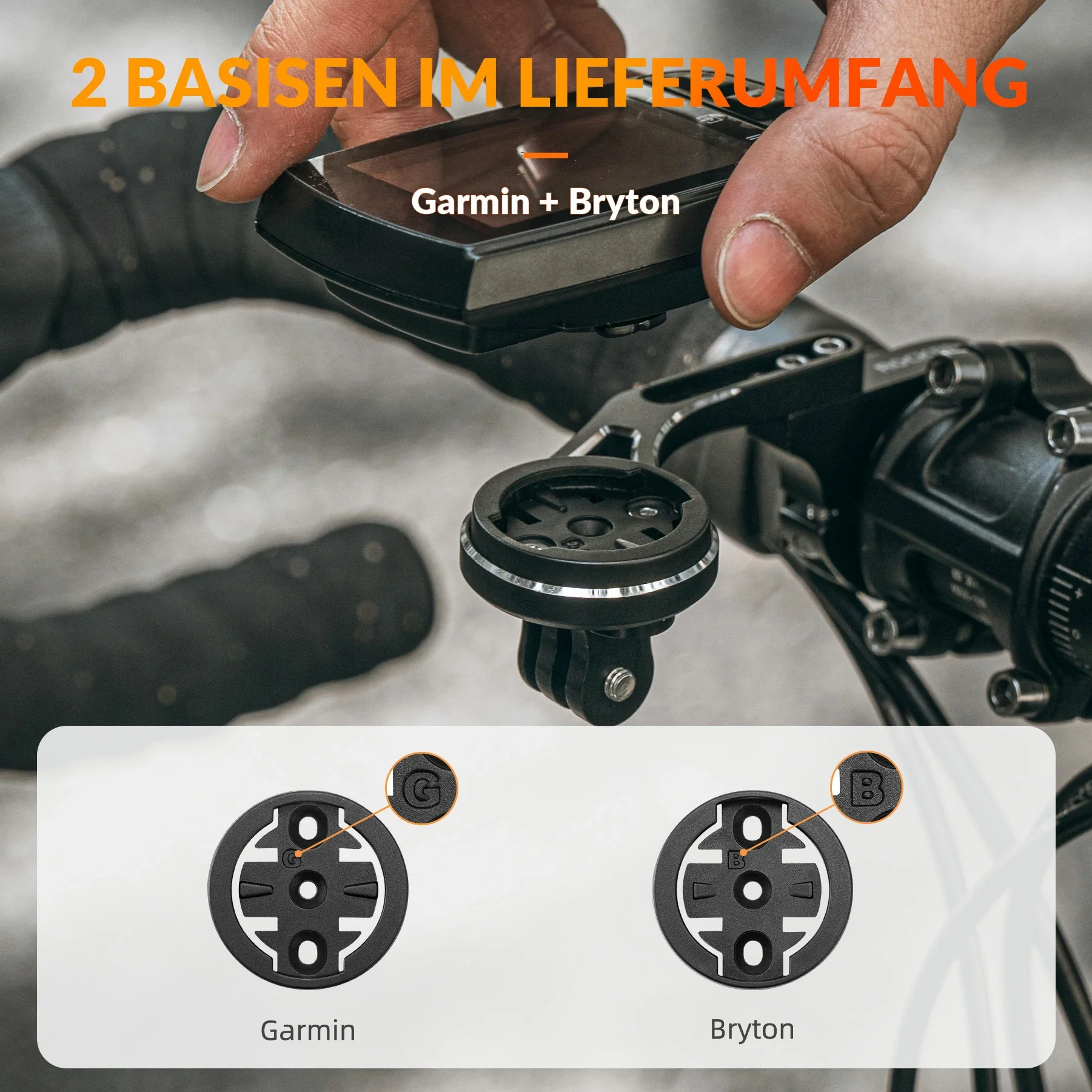 Fahrradcomputer Halterung für 31 8 mm Lenker  Garm f2dc6eb5e64a