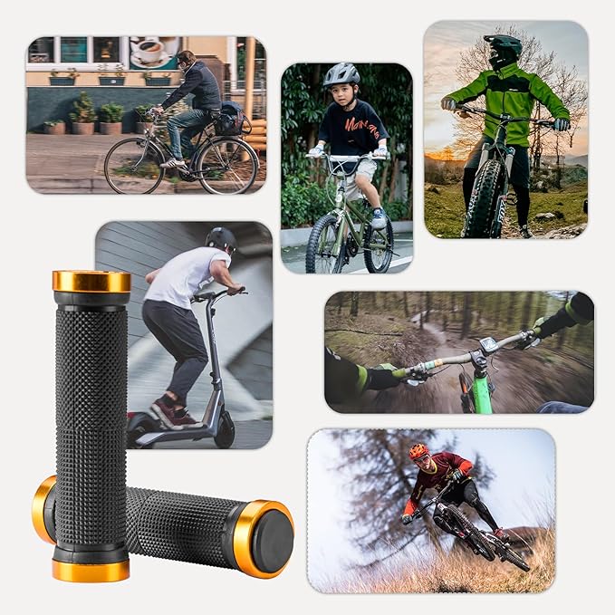 Fahrradgriffe 22mm mit Aluminium Lock On System 04550393de6d