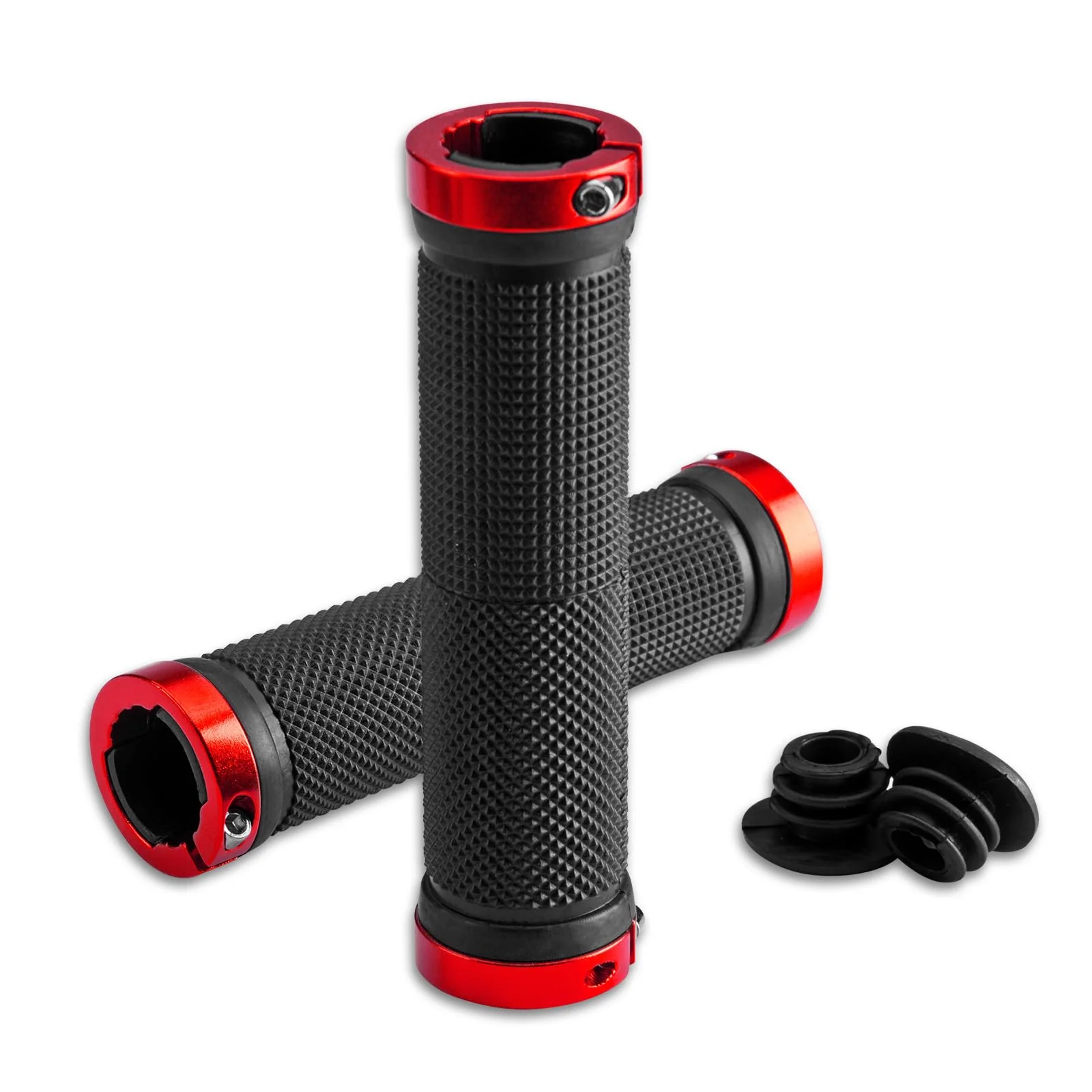 Fahrradgriffe 22mm mit Aluminium Lock On System 5f2e1ce2b2fc