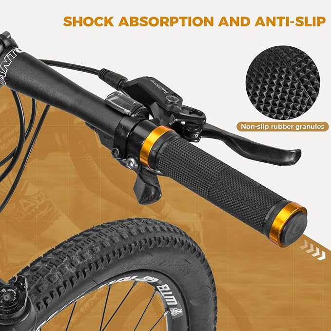 Fahrradgriffe 22mm mit Aluminium Lock On System 61b0635aeb5e