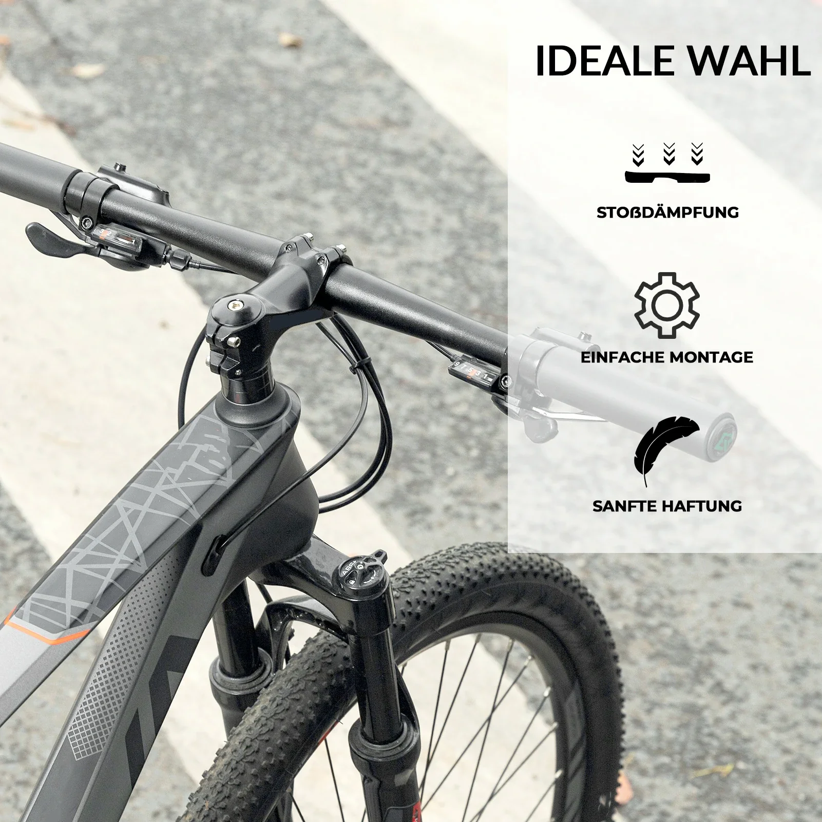 Fahrradgriffe MTB Lenkergriffe Fahrrad Griffe mit  512e3a23508c
