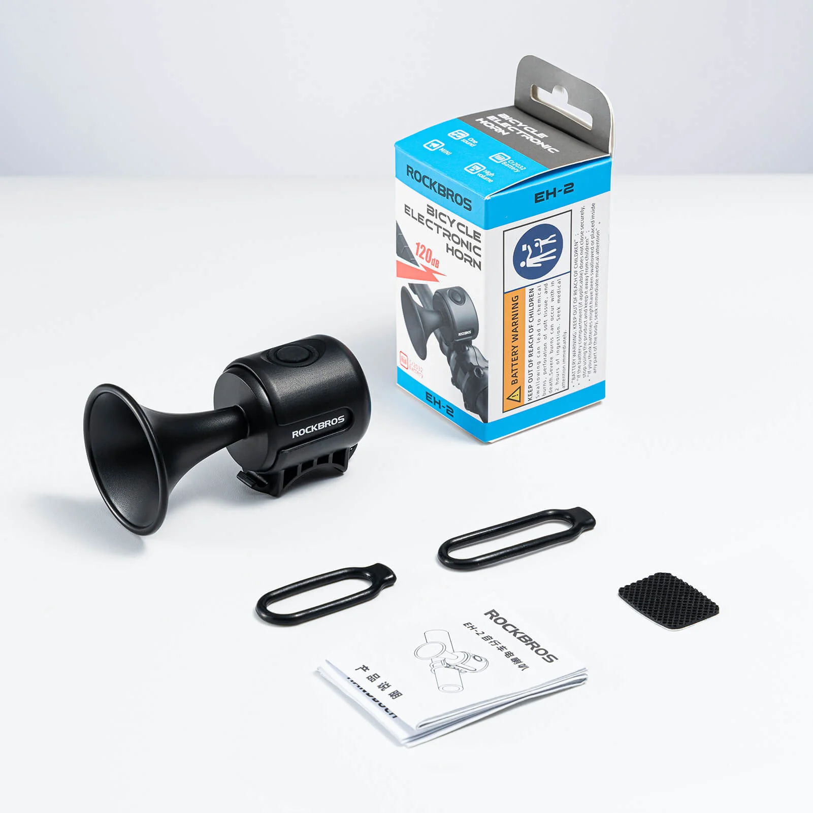 Fahrradklingel Elektrisch 120dB Ton IPX4 Wassersch 692c14fa6d89