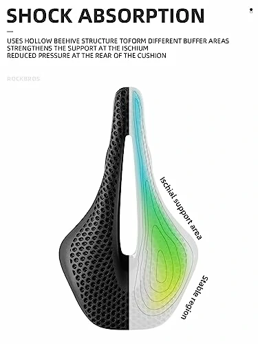 Fahrradsattel 3D Gedruckter Bequemer Ultraleicht  120ce6c90394