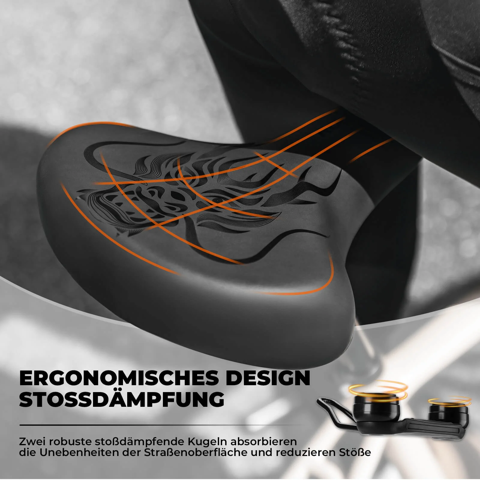 Fahrradsattel Bequemer Fahrrad Sattel komfortabel  380a6205e527