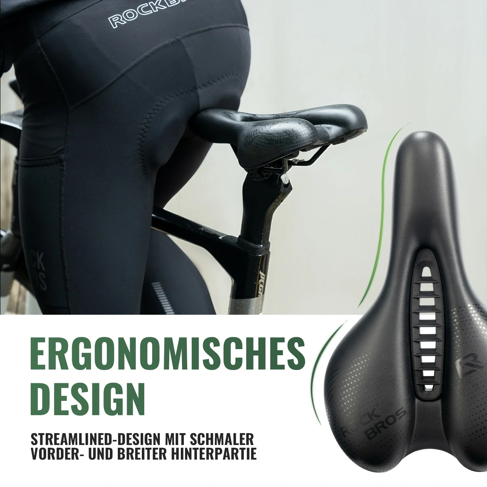 Fahrradsattel Druckentlastend Ergonomisch mit Auss f683cec4137b
