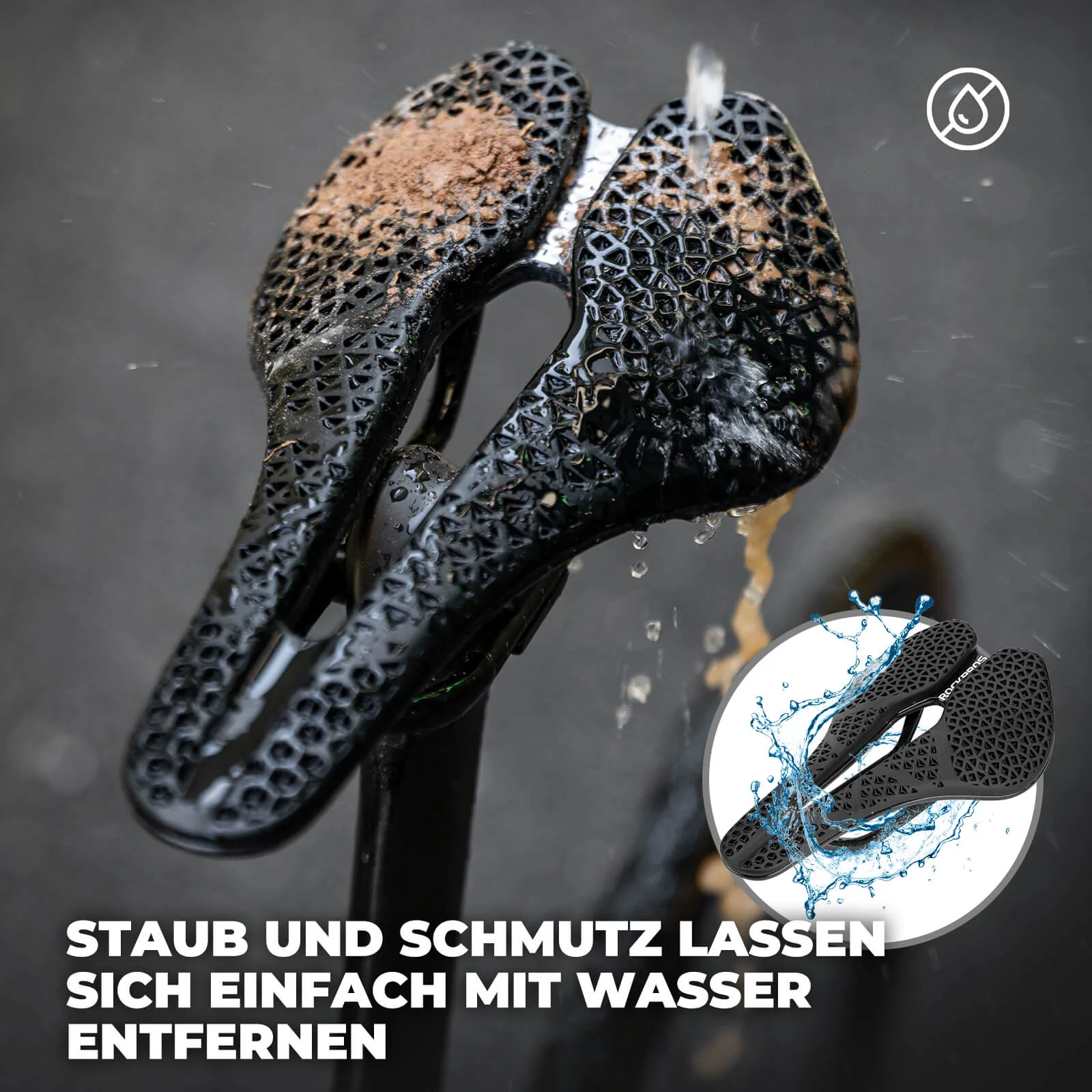 Fahrradsattel Wasserdicht Ergonomischer  für MTB   667d7088fa6d