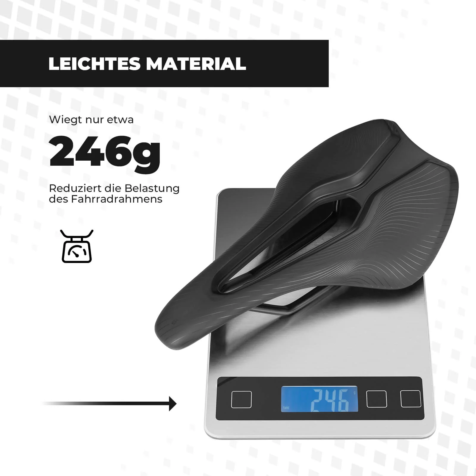 Fahrradsattel Wasserdicht bereit für Rücklichtmont bfc2929002b5