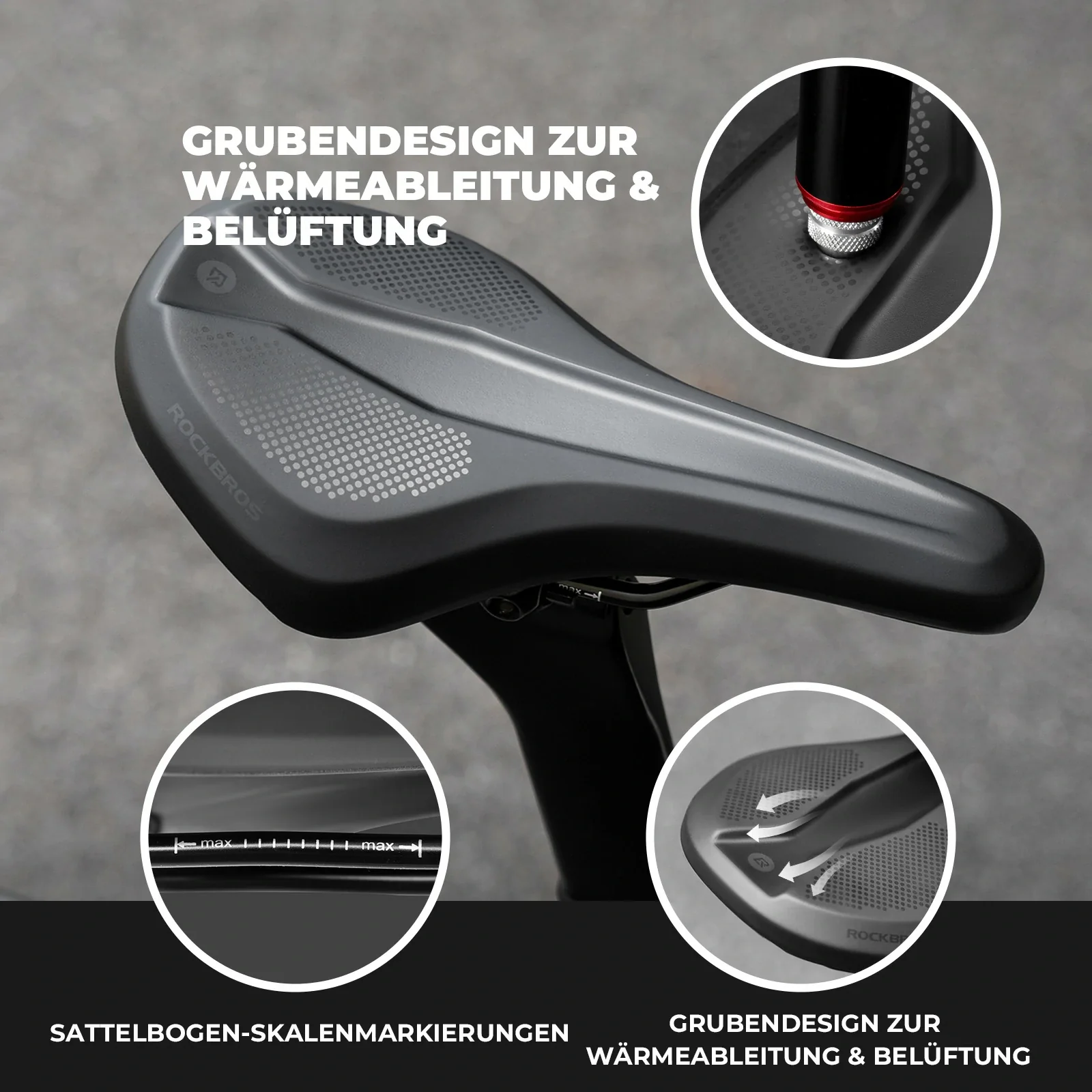 Fahrradsattel Wasserdichter und Bequemer B824  a45852442794