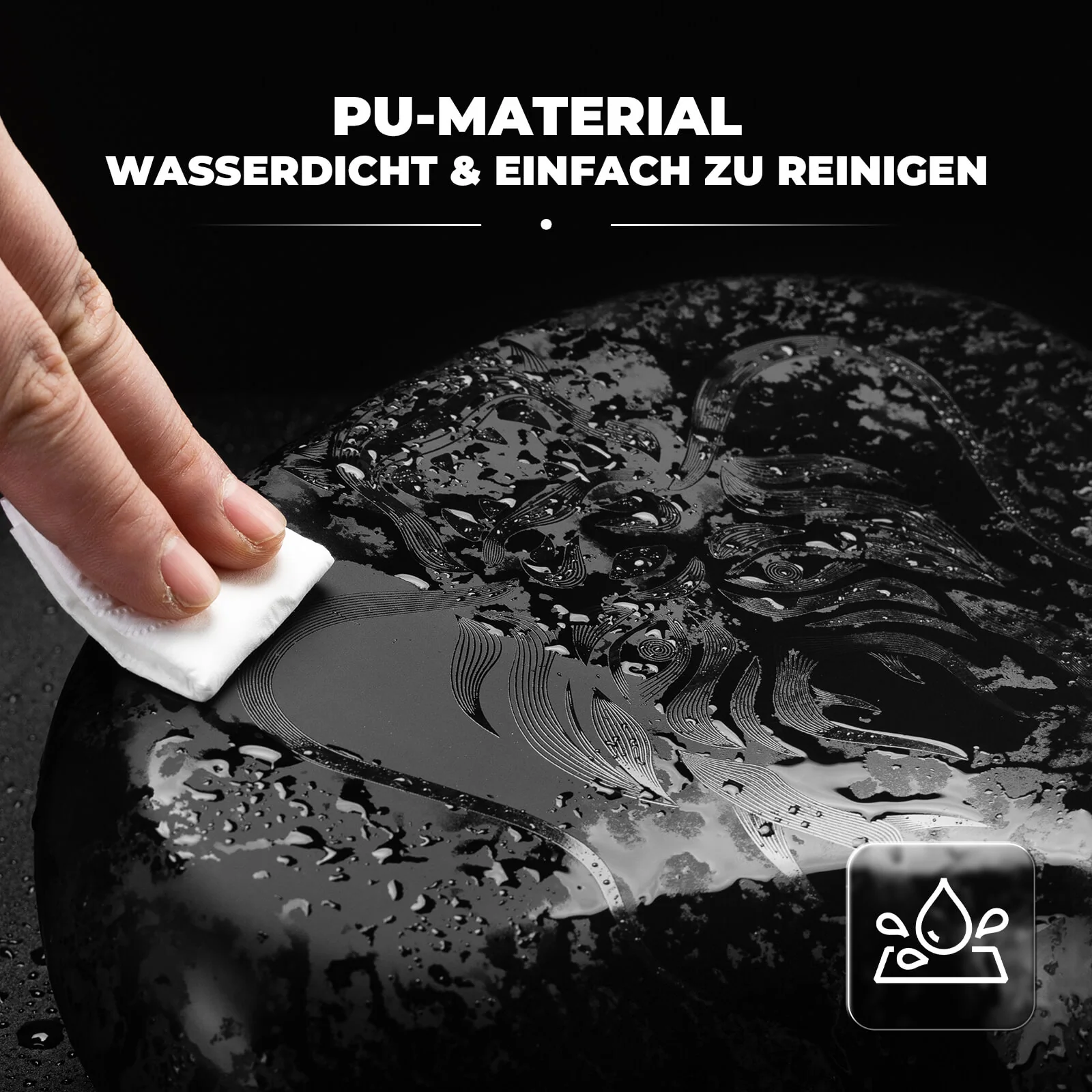 Fahrradsattel wasserdicht Fahrrad Sattel  mit Aufd ec6dda9bb4d4