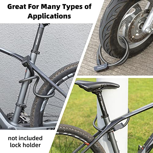 Fahrradschloss 110cm 14 27mm Kabelschloss mit 2 Sc 3507cbb1741b