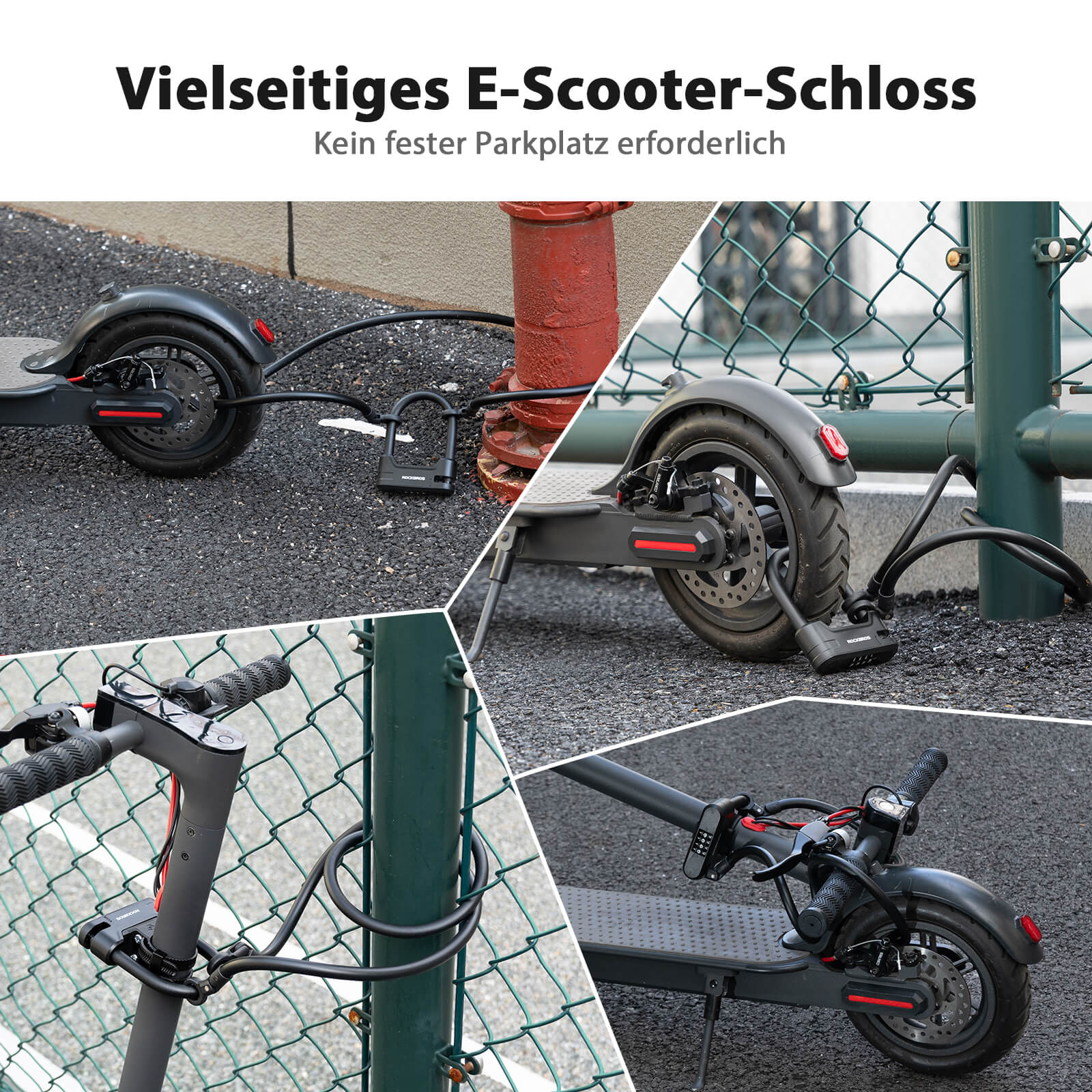 Fahrradschloss Zahlenschloss U Bügelschloss mit Ka ba8f07b07b3d