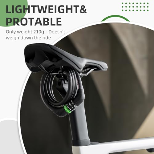 Fahrradschloss Zahlenschloss  Kabelschloss mit 4 Z 1e25b6ea746e