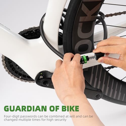 Fahrradschloss Zahlenschloss  Kabelschloss mit 4 Z 9cf9e1b4d1e0