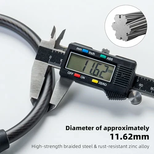 Fahrradschloss mit Zahlencode  11 62 mm Dickes  4  1fff296e5c95