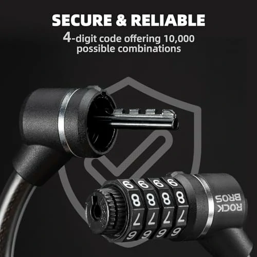 Fahrradschloss mit Zahlencode  11 62 mm Dickes  4  74b1e3a699d3