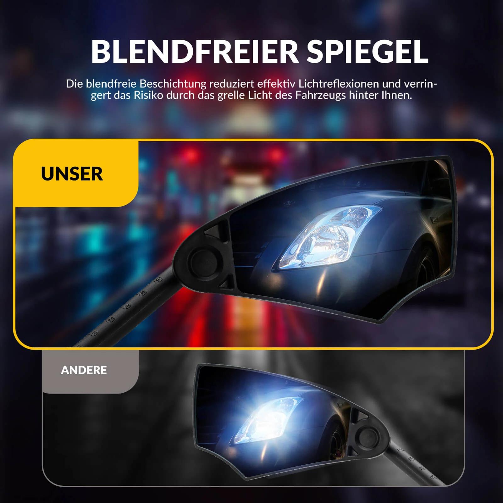 Fahrradspiegel Rückspiegel 360 Drehbar Klappbar fü c6ec02938ede