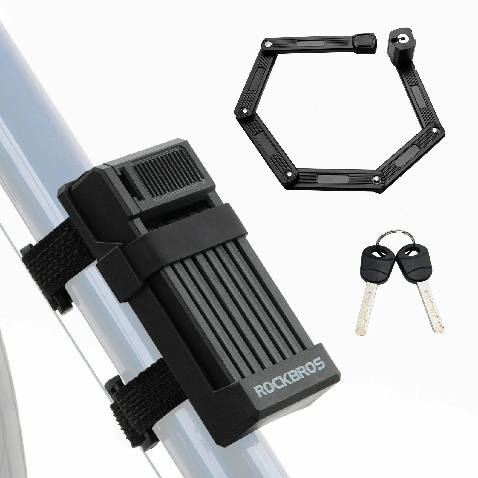 Faltschloss Fahrrad 65cm Fahrradschloss mit Halter 9d4db4bc6c80