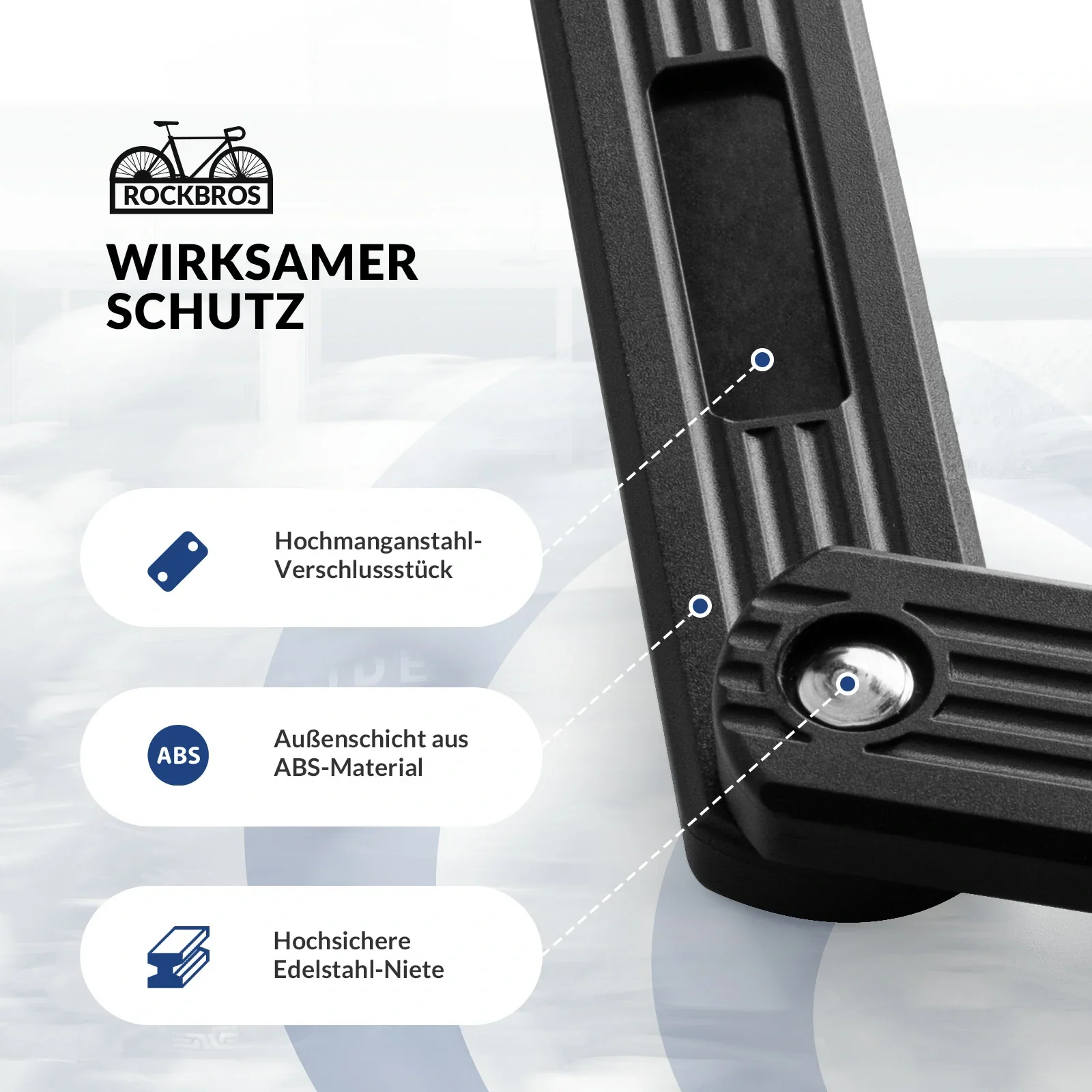 Faltschloss Fahrrad 65cm Fahrradschloss mit Halter fafa5f5fb1d3