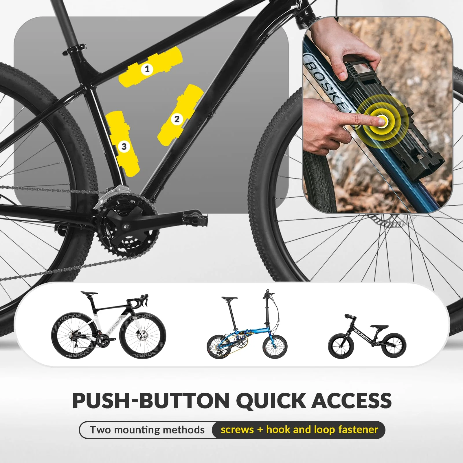 Faltschloss Fahrrad 88cm Fahrradschloss mit Halter 4bf23a439271