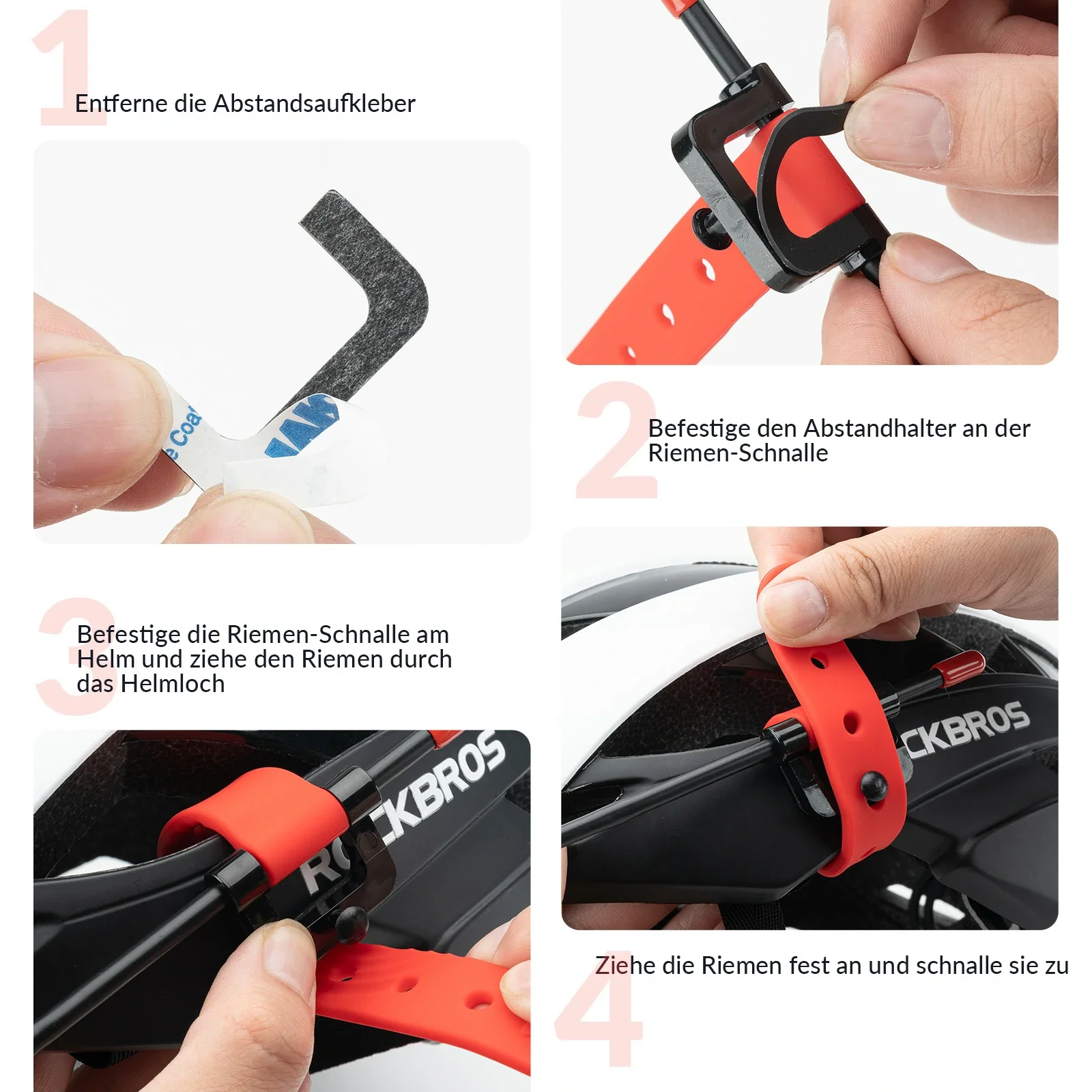 Helmspiegel  Fahrradspiegel für Helm 360 Grad Vers b8c3e44ddf43