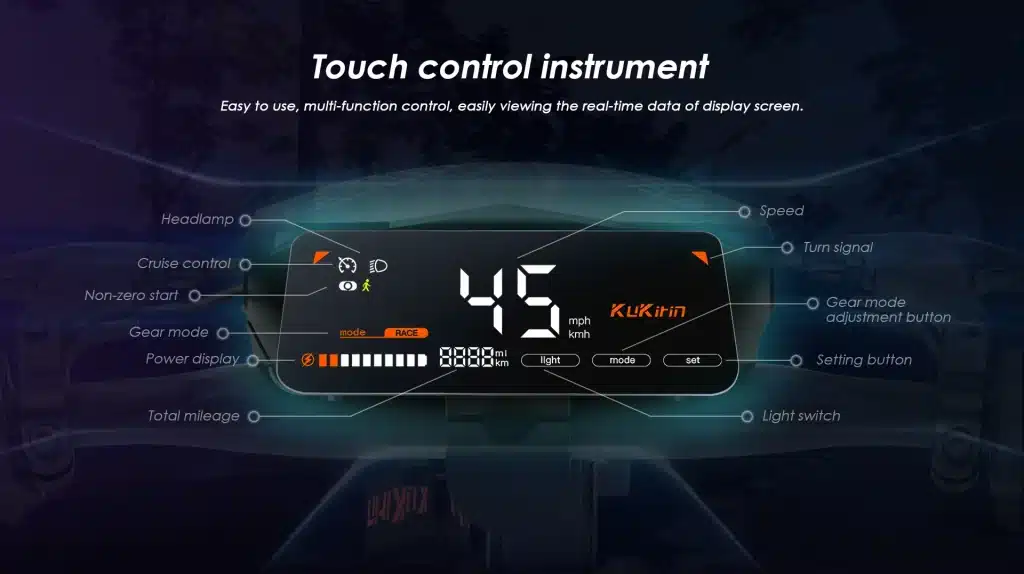 KuKirin G2 Elektromos Roller 12