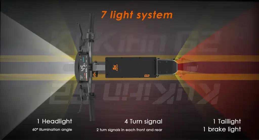KuKirin G2 Elektromos Roller 17