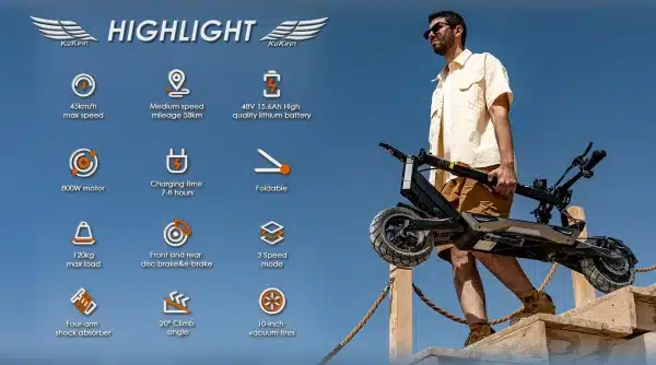 KuKirin T3 Elektromos Roller 04